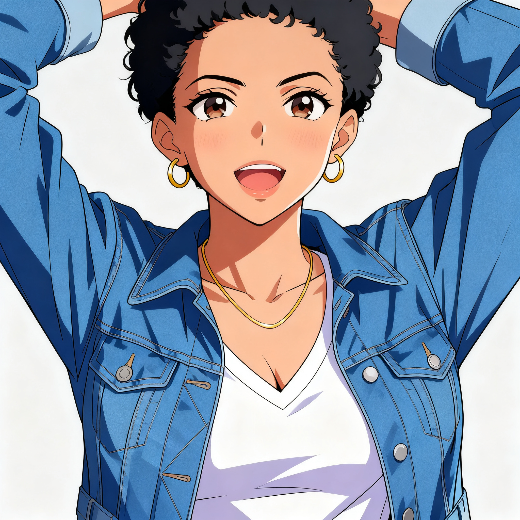The same avatar redrawn in anime style